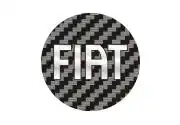 EMBLEMA CALOTA RESINADO (FIAT) PRETO 48MM