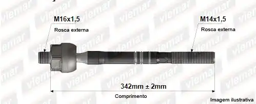 BARRA AXIAL AUDI A3 96/99