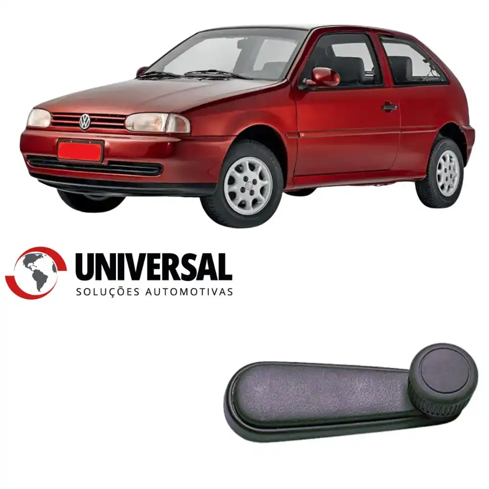 MACANETA VIDRO GOL PLUS 95/98 PRETA FERRO