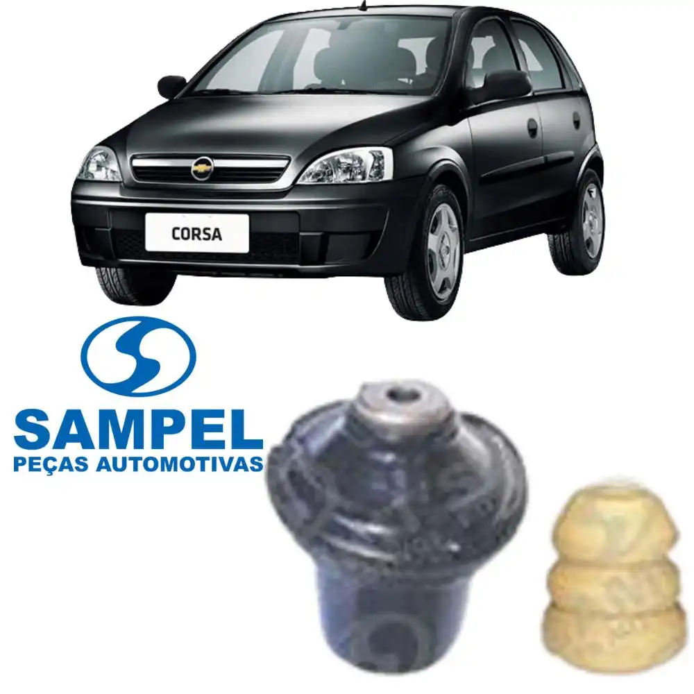 KIT AMORTECEDOR DIANTEIRO CORSA 2002 A 2012 COM ROLAMENTO