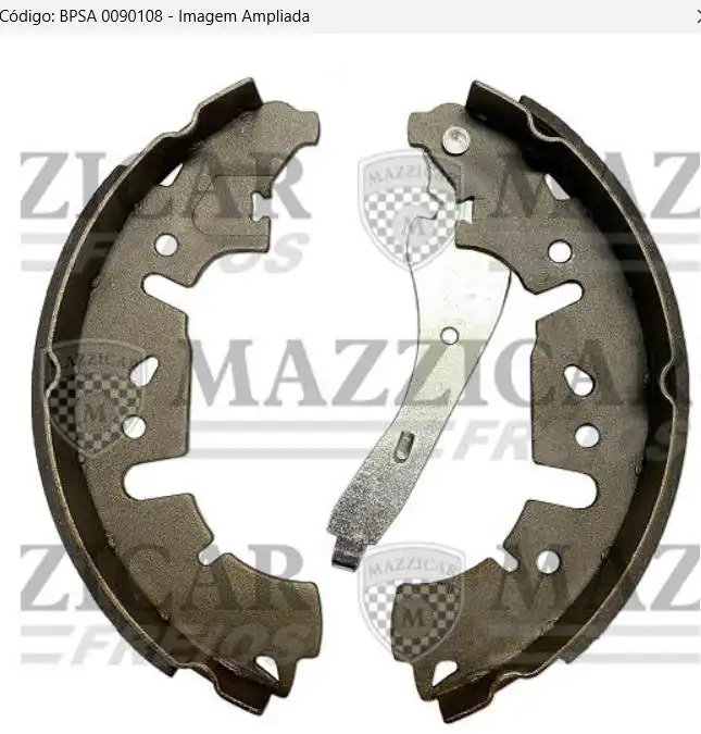 SAPATAS FREIO RENAULT DUSTER 2021/ 1.3 1.6 16V