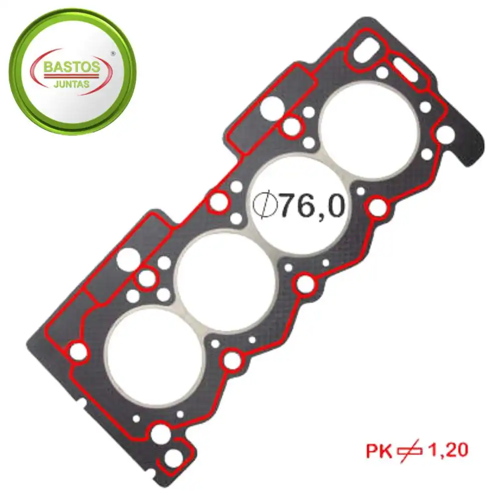 JUNTA CABECOTE PEUGEOT 208 1.5 8V CITROEN C3 12/ FIBRA