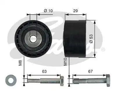 POLIA CORREIA DENTADA TORO 2.0 16V 2016 A 2022