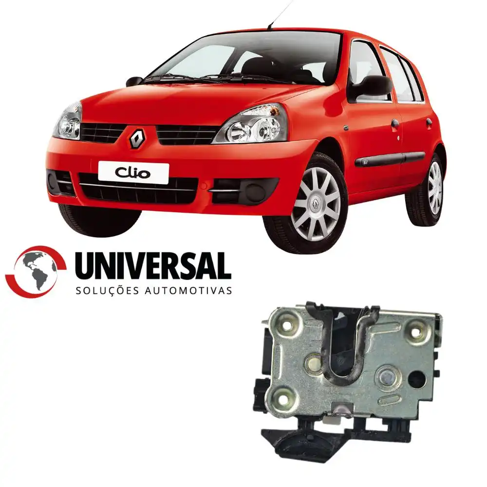 FECHADURA PORTA RENAULT CLIO TRAS DIR PREDISPOSTA P/ ELETRIC