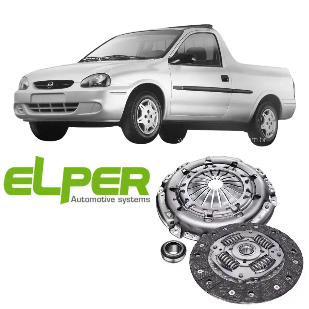KIT EMBREAGEM CORSA PICK UP 1.6 8V 1995 A 2003 COM ROLAMENTO
