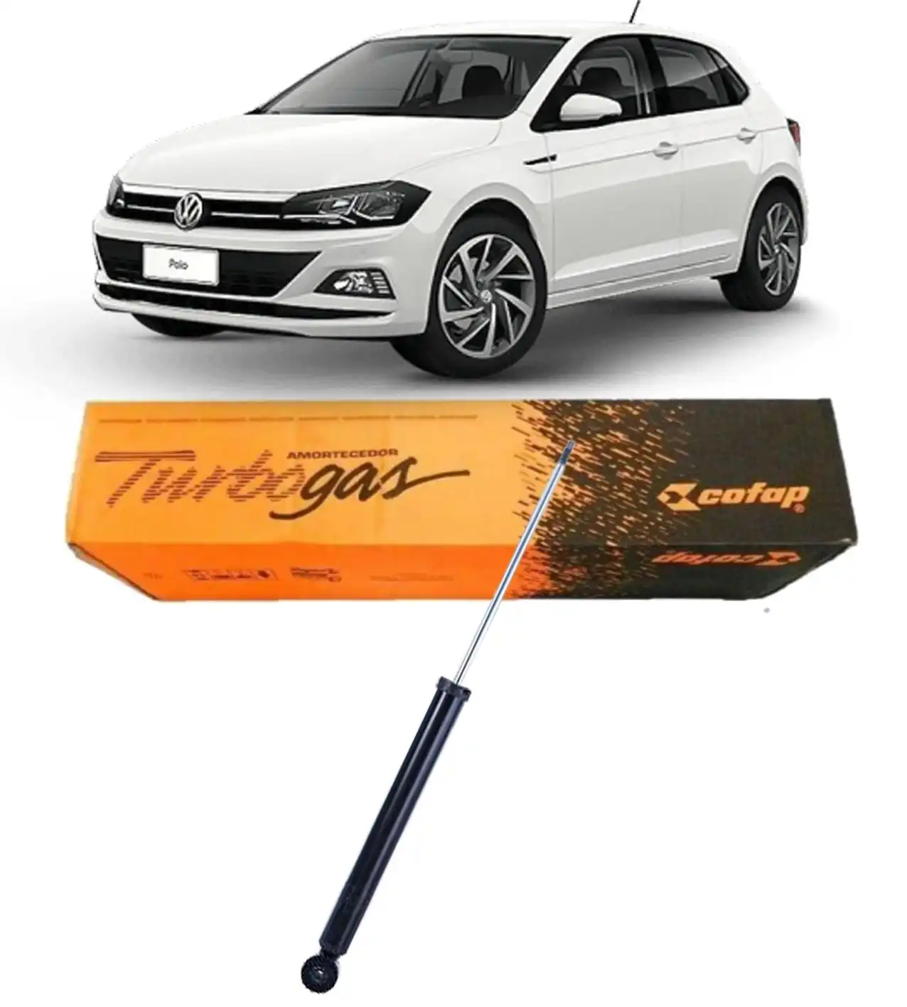 AMORTECEDOR TRASEIRO POLO 2018/