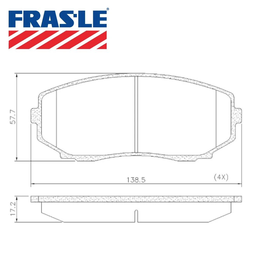 PASTILHA FREIO DIANTEIRA EDGE 3.5 V6 2011/