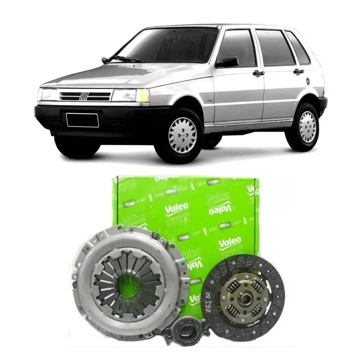 KIT EMBREAGEM FIAT UNO 1.5 1.6 1985 A 1997 COM ROLAMENTO