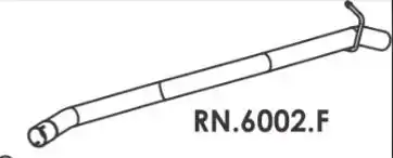 TUBO TERMINAL RENAULT DUSTER OROCH 2.0 2015/