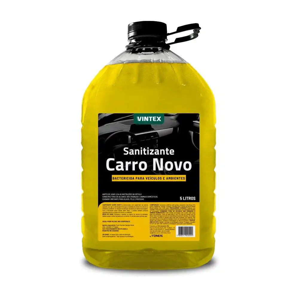 LIMPA ESTOFADO SANITIZANTE CARRO NOVO 5L