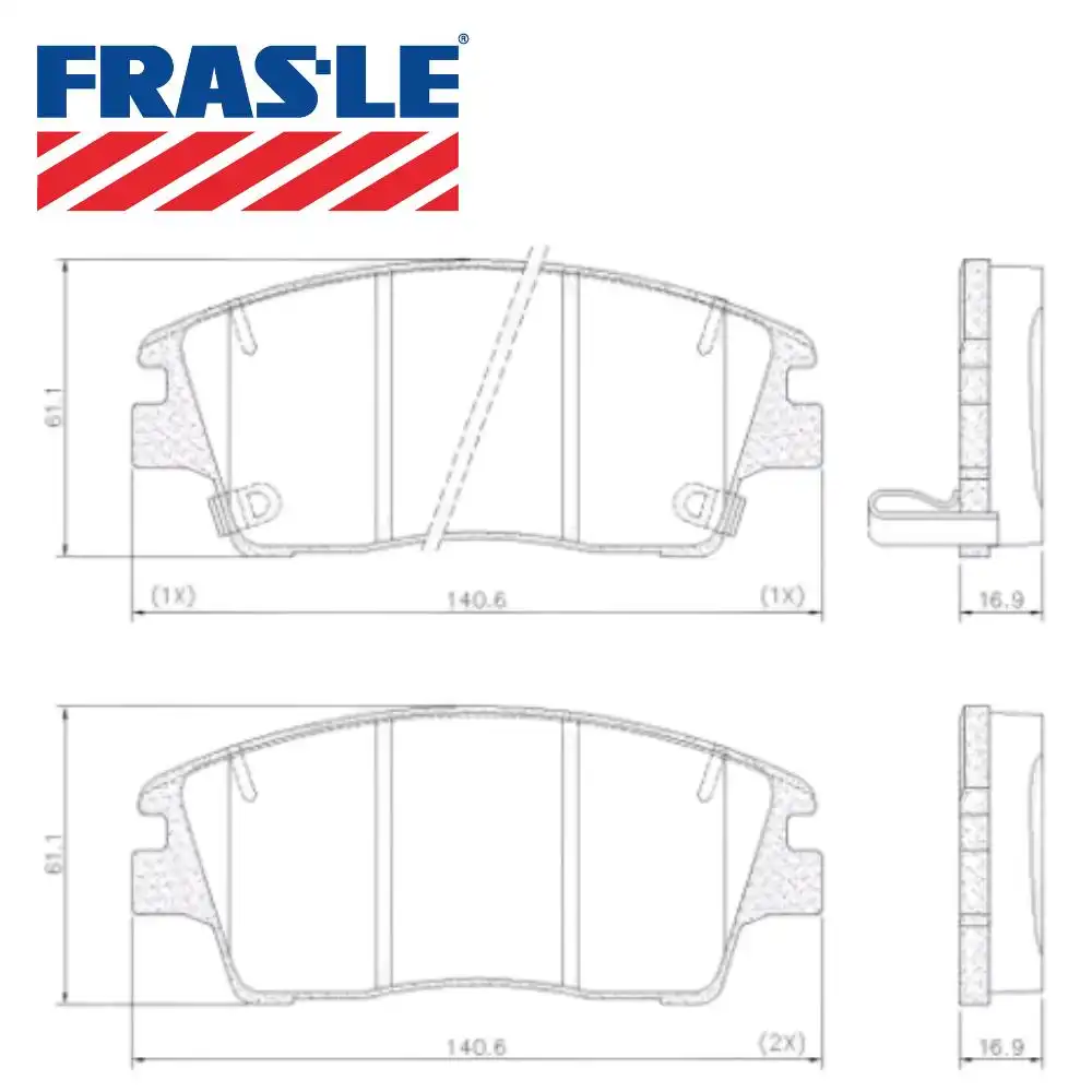 PASTILHA FREIO DIANTEIRA IX35 2.0 2018 16V ACIMA CERAMICA