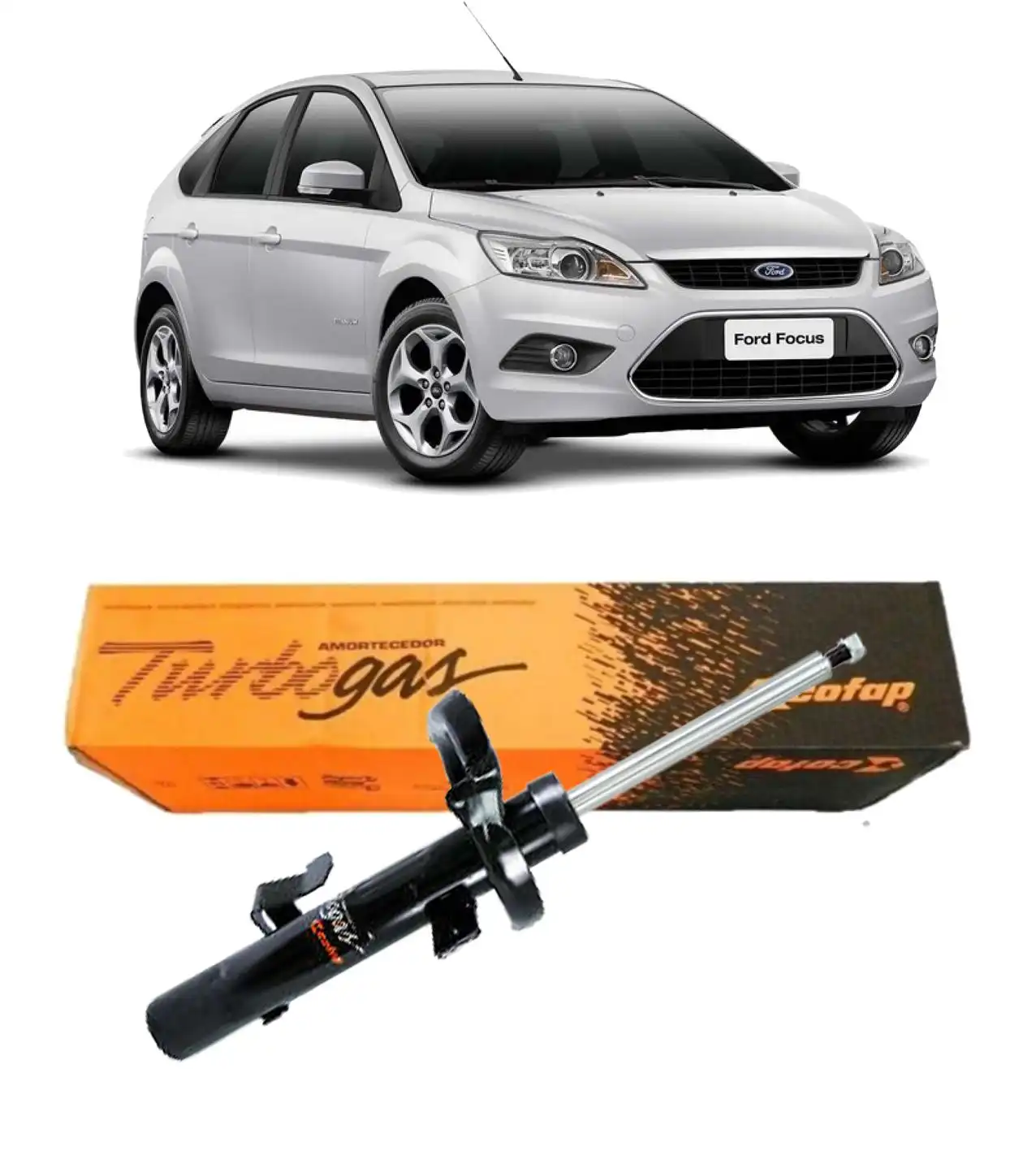 AMORTECEDOR DIANTEIRO FOCUS 2009 A 2013 ESQUERDO