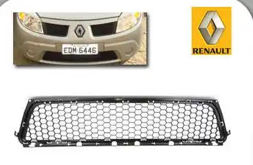 GRADE PARACHOQUE DIANT RENAULT LOGAN SANDERO 10/14 CENTRAL