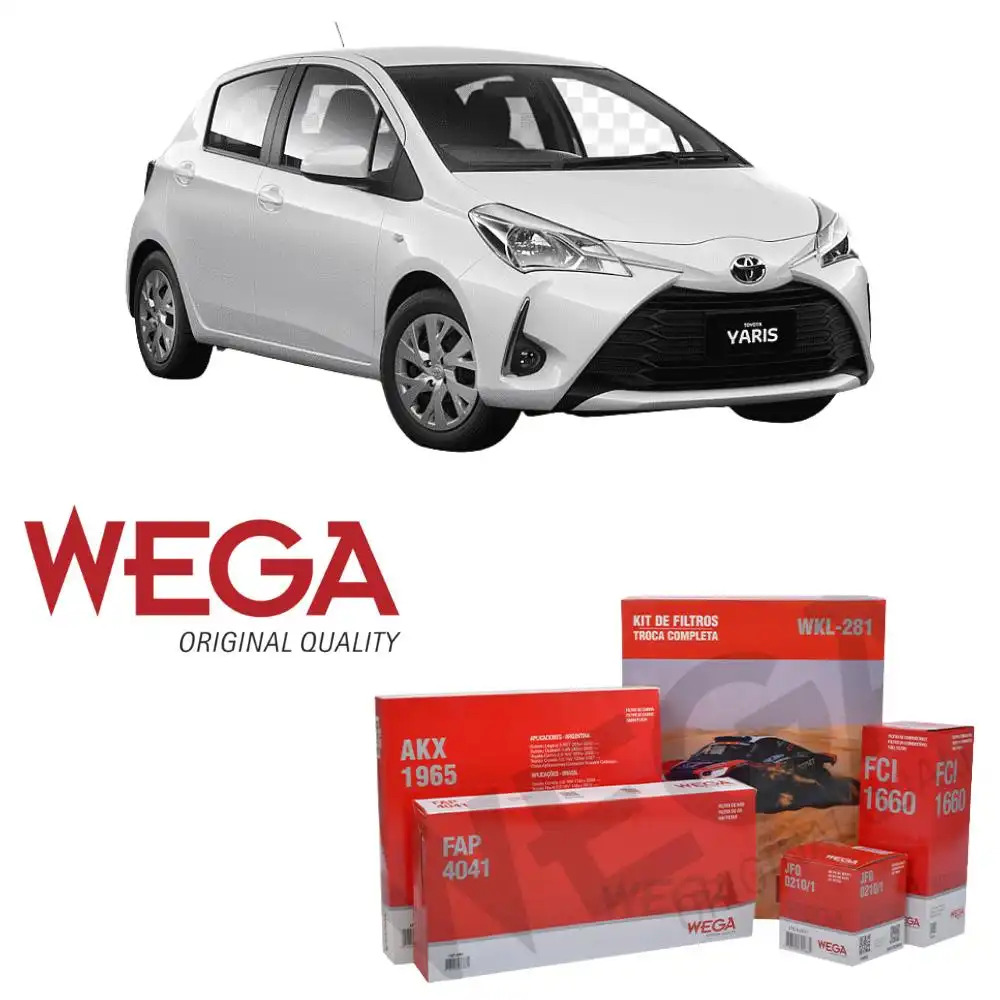 KIT FILTROS YARIS 1.3 16V 4CC 2018 A 2022