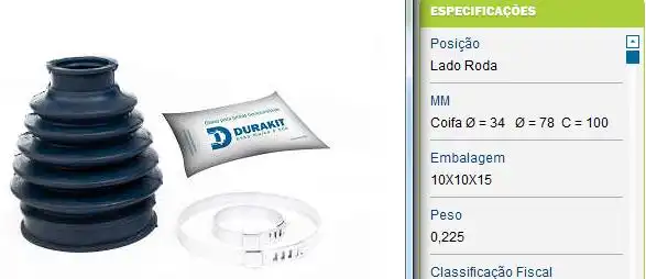 SANFONA HOMOC FOCUS 2000/ MONDEO 2000/ LADO RODA