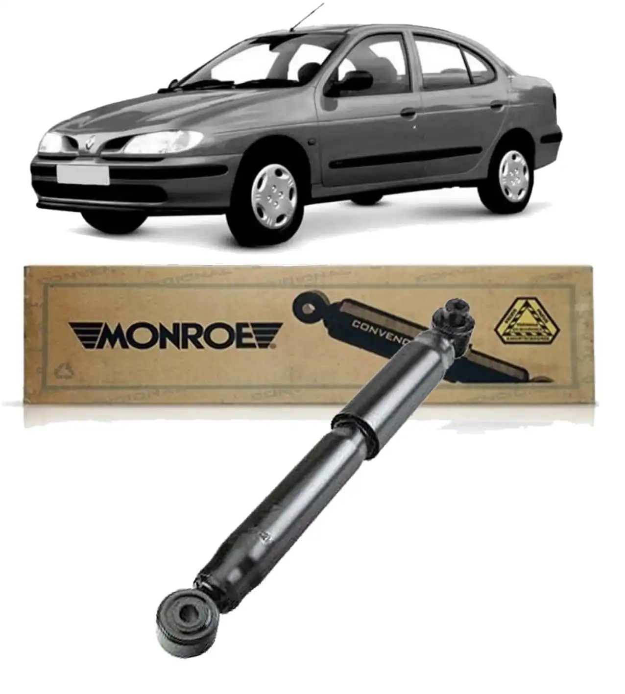 AMORTECEDOR TRASEIRO RENAULT MEGANE 1.6 2.0 1995 A 2005