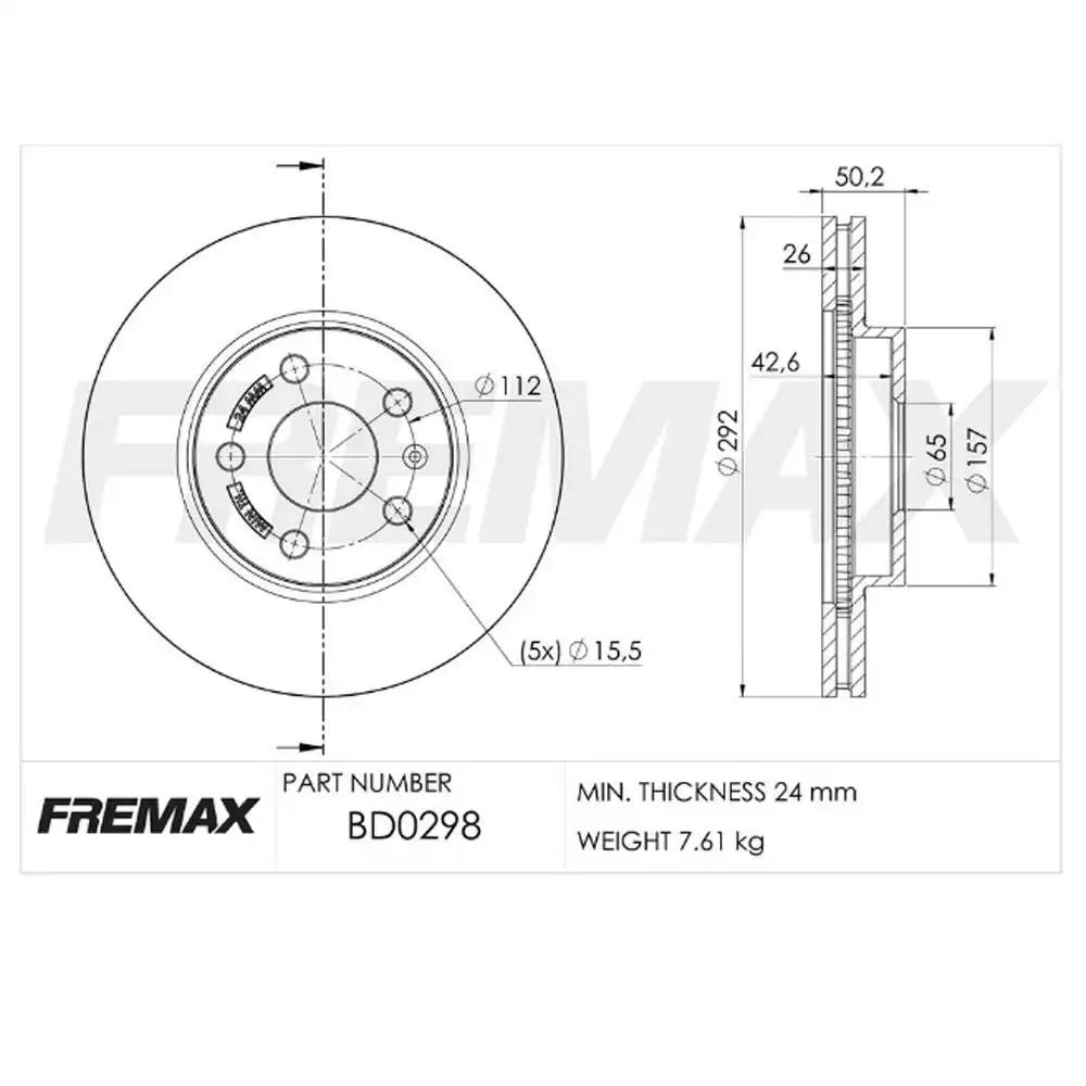 DISCO FREIO DIANTEIRO FORD TERRITORY 1.5 2020 A 2024