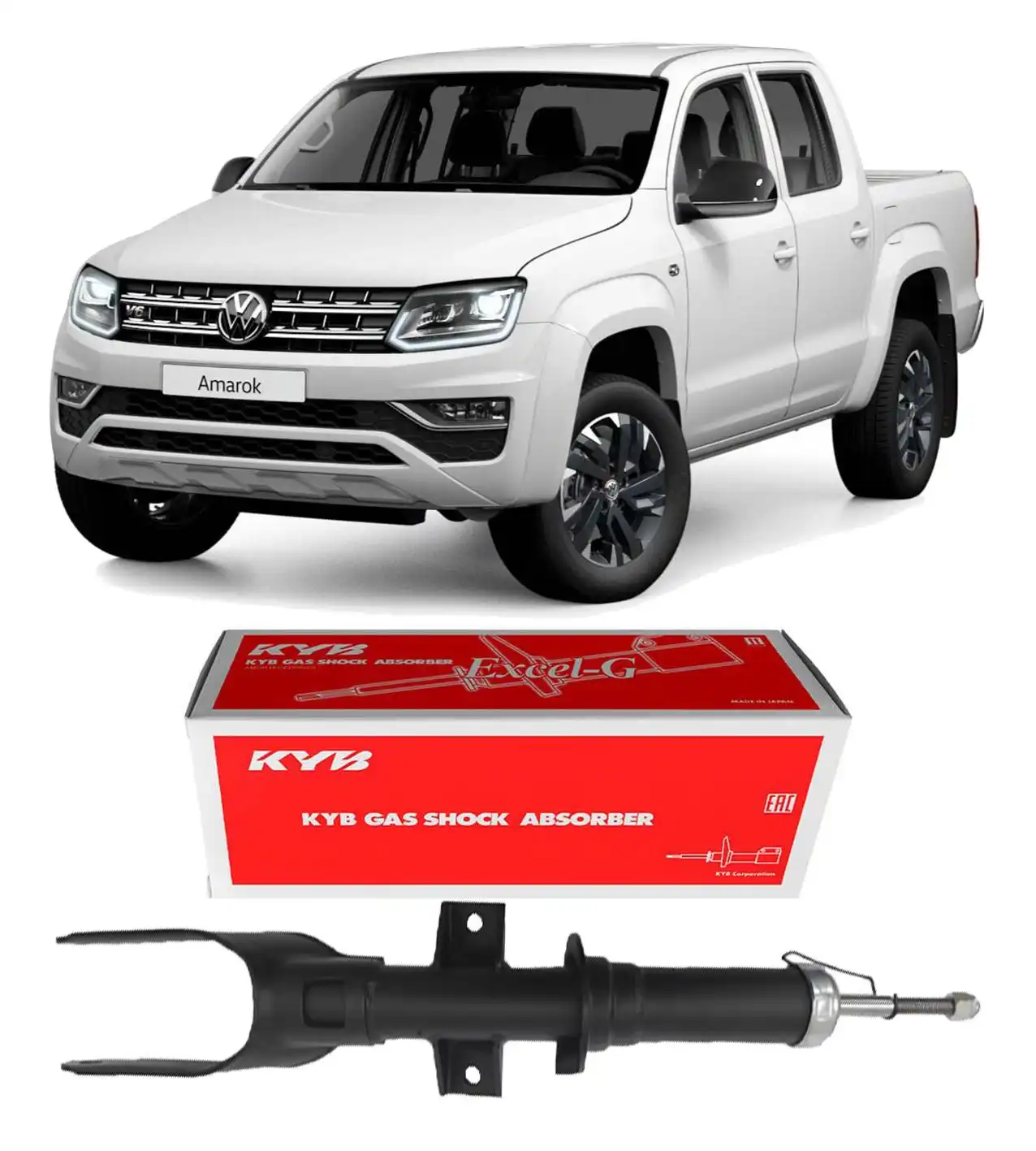 AMORTECEDOR DIANTEIRO AMAROK 2010 A 2021