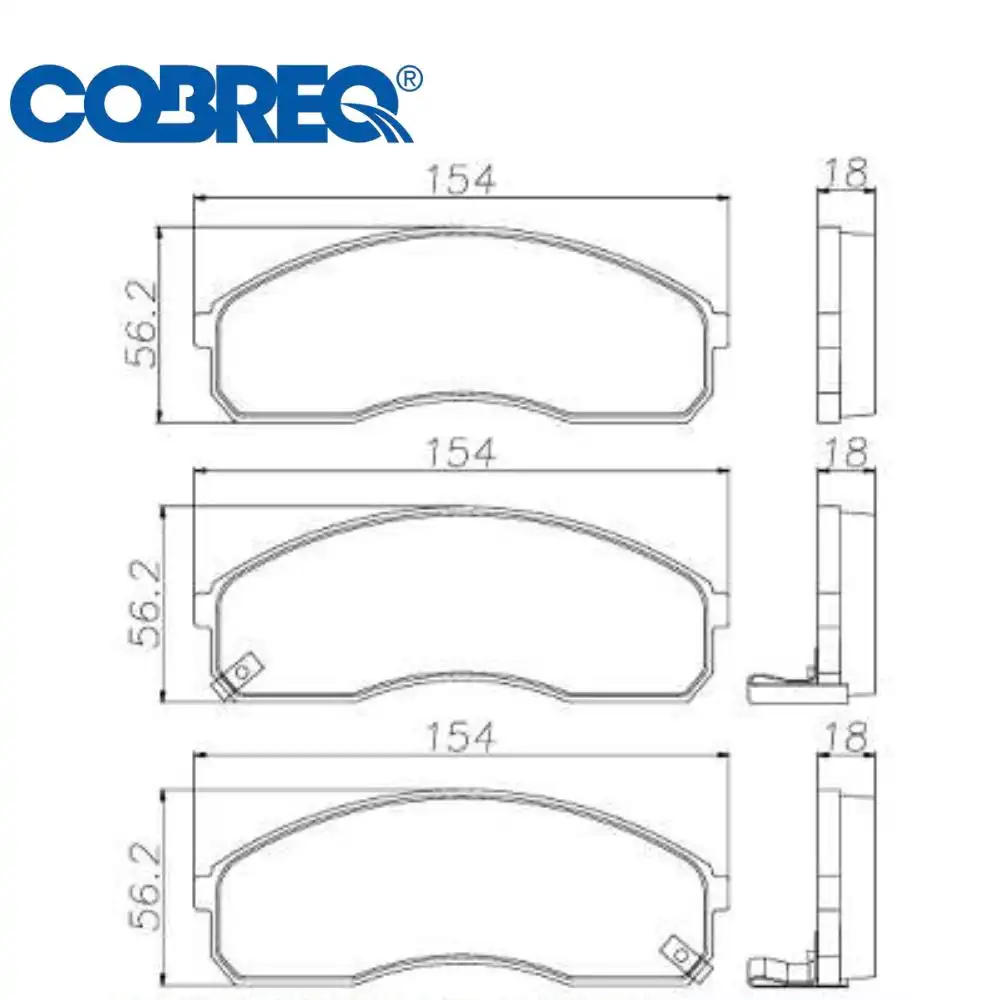 PASTILHA FREIO DIANTEIRA BESTA GS 1999/