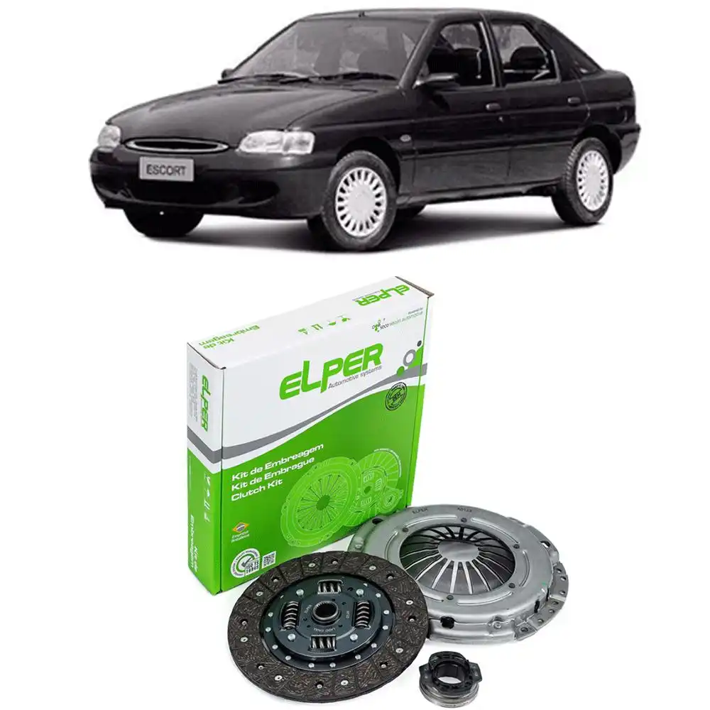 KIT EMBREAGEM ESCORT 2 1.0 1.6 1992 A 1996 COM ROLAMENTO