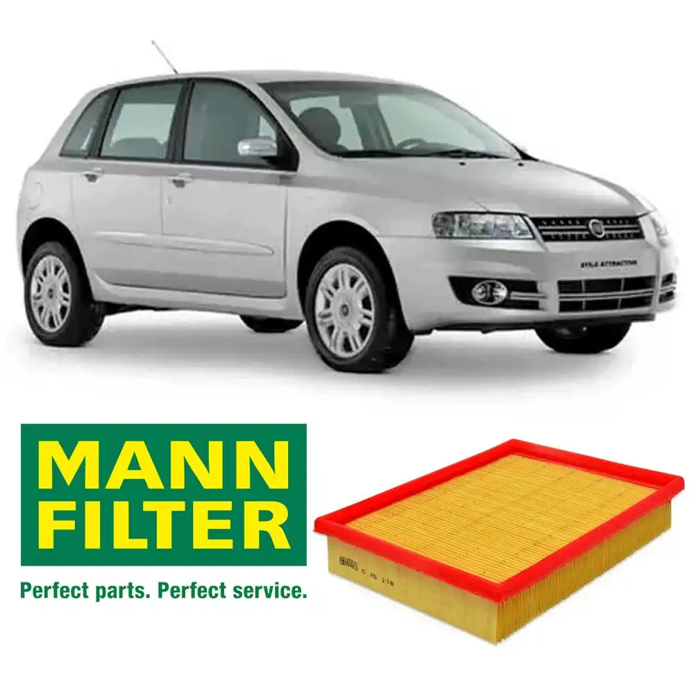 FILTRO AR MOTOR FIAT STILO 1.8 8V 16V 2003 A 2007