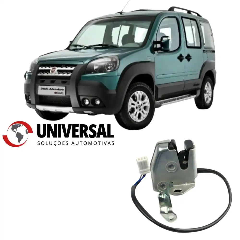 FECHADURA TAMPA TRAS FIAT DOBLO 2002 A 2014 ESQ (BAU) 3 FIOS