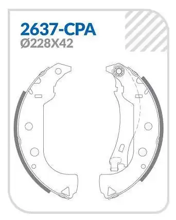 SAPATAS FREIO FIAT PALIO WEEKEND 8V 99/ STRADA 99/ MAREA 1.6