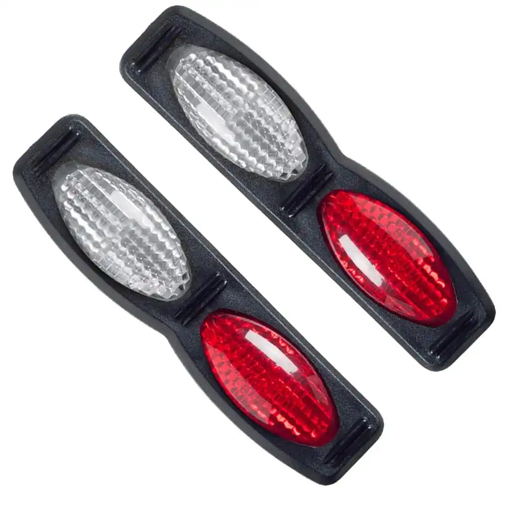 OLHO GATO UNIVERSAL DUPLO OVAL VERMELHO/CRISTAL