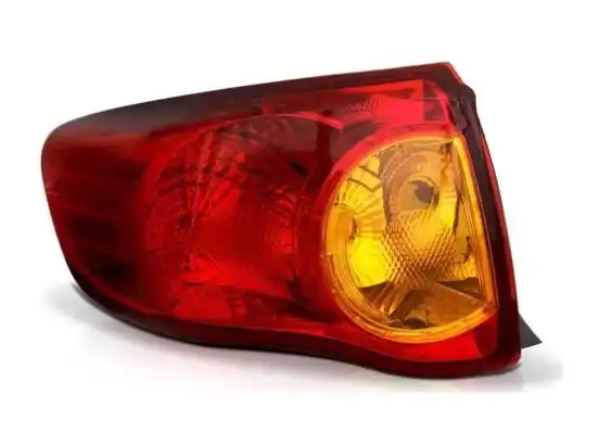 SINAL TRAS TOYOTA COROLLA 09/11 ESQ (CANTO) BICOLOR (PISCA A