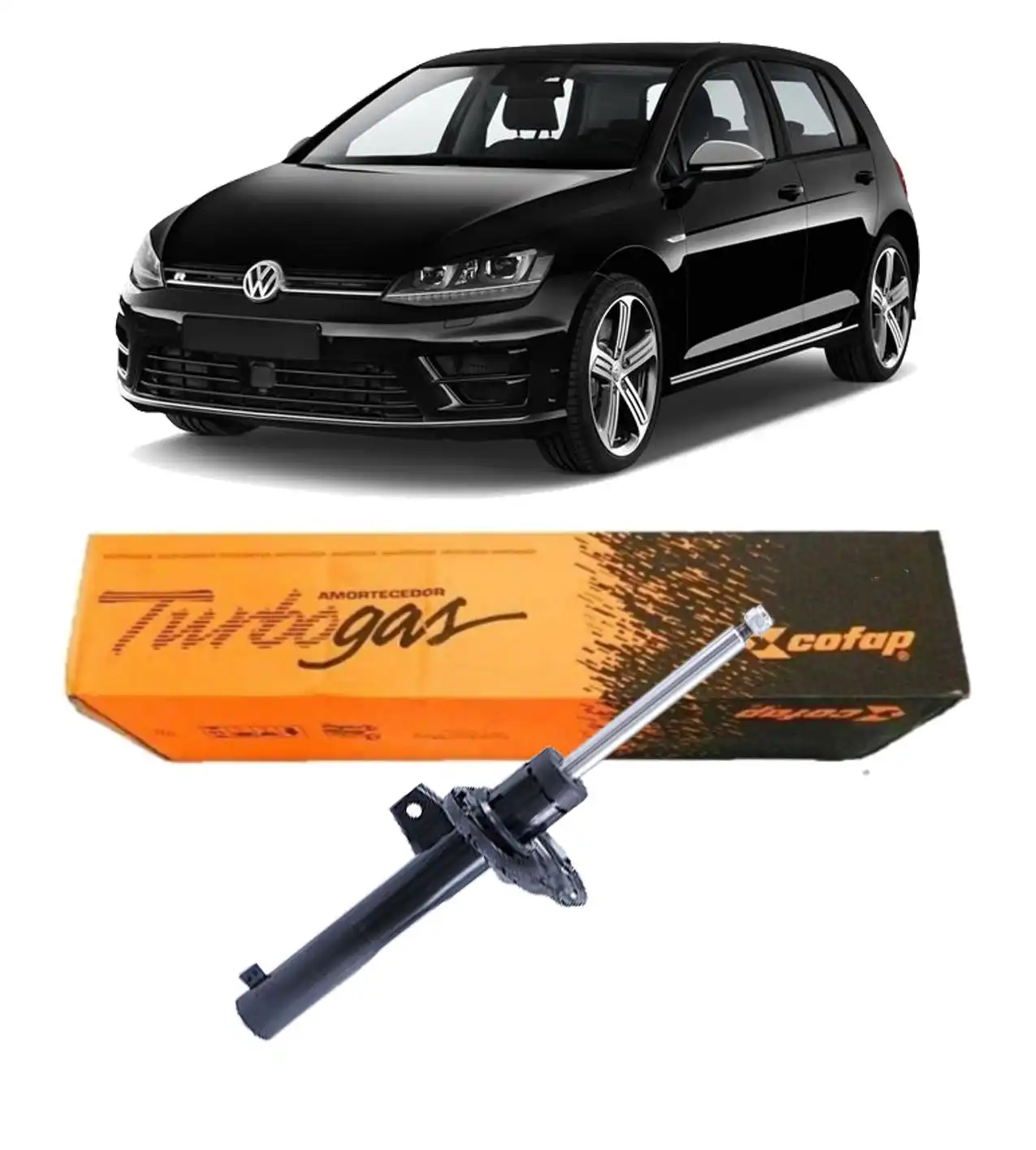 AMORTECEDOR DIANTEIRO GOLF 1.4 TSI 2013 A 2020