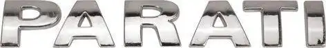 EMBLEMA PARATI GER III CROMADO(GRANDE)
