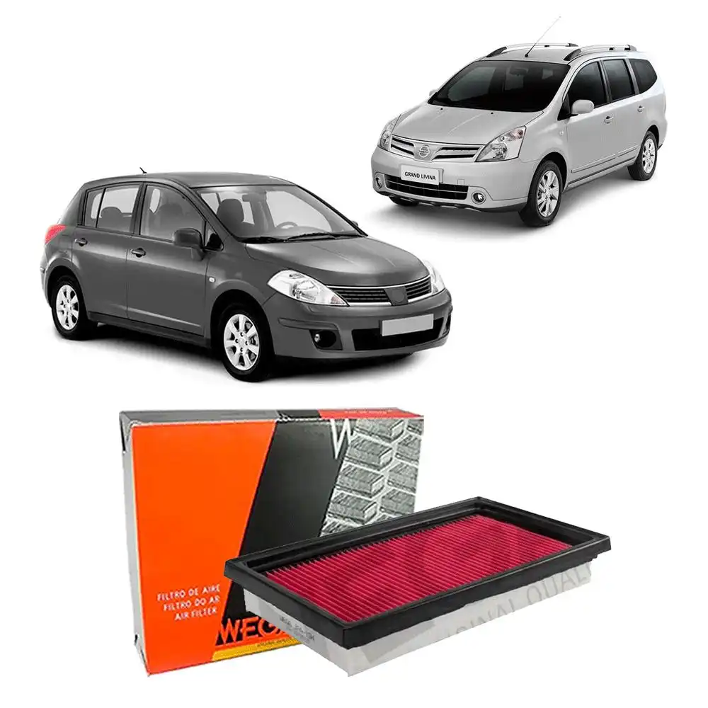 FILTRO AR MOTOR NISSAN LIVINA 1.8 16V 2009/