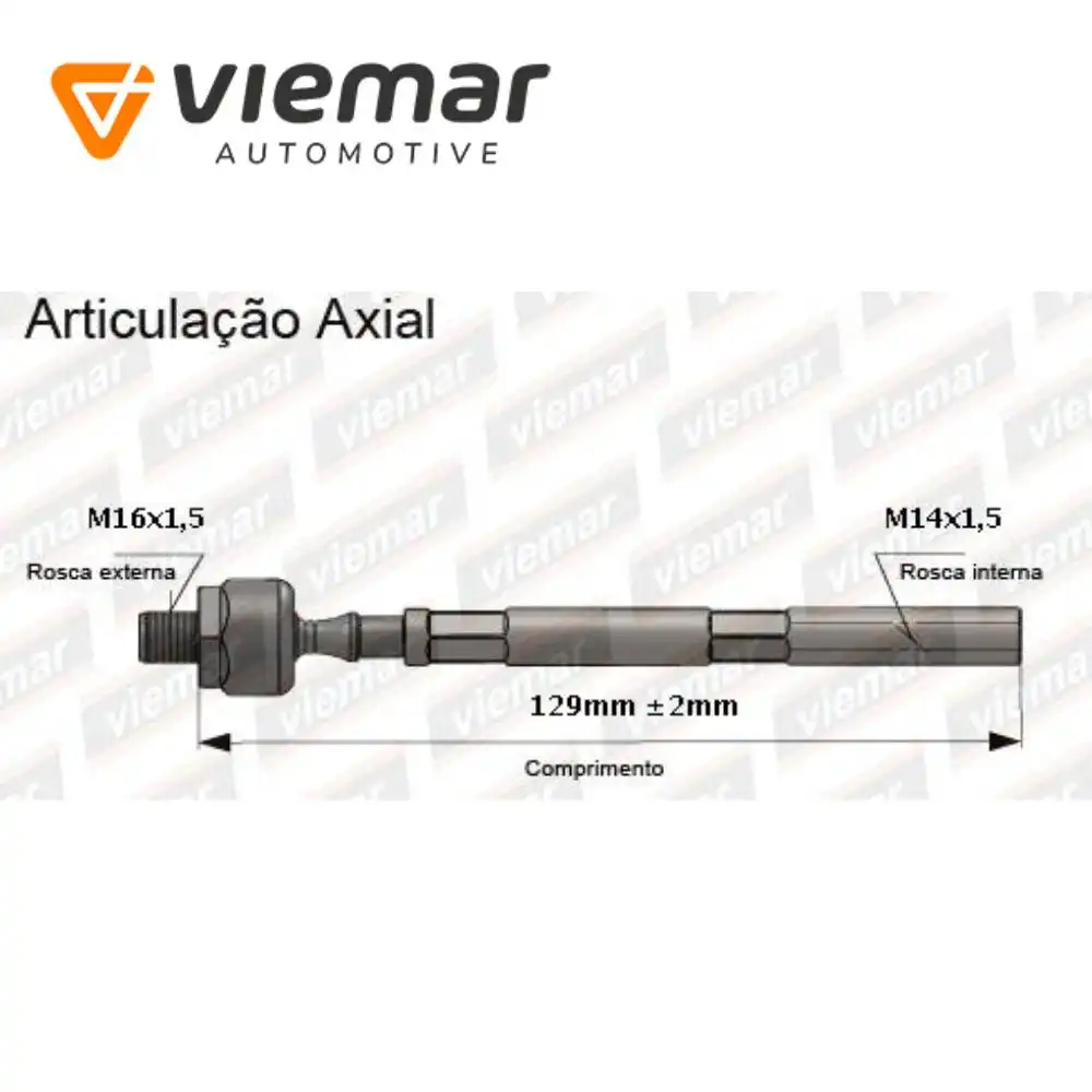 BARRA AXIAL PASSAT 97/ C/ DIR HIDR ZF MACHO