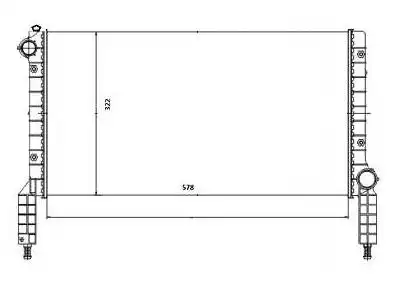 RADIADOR FIAT DOBLO 1.3 16V 2001 A 2013 S/AR