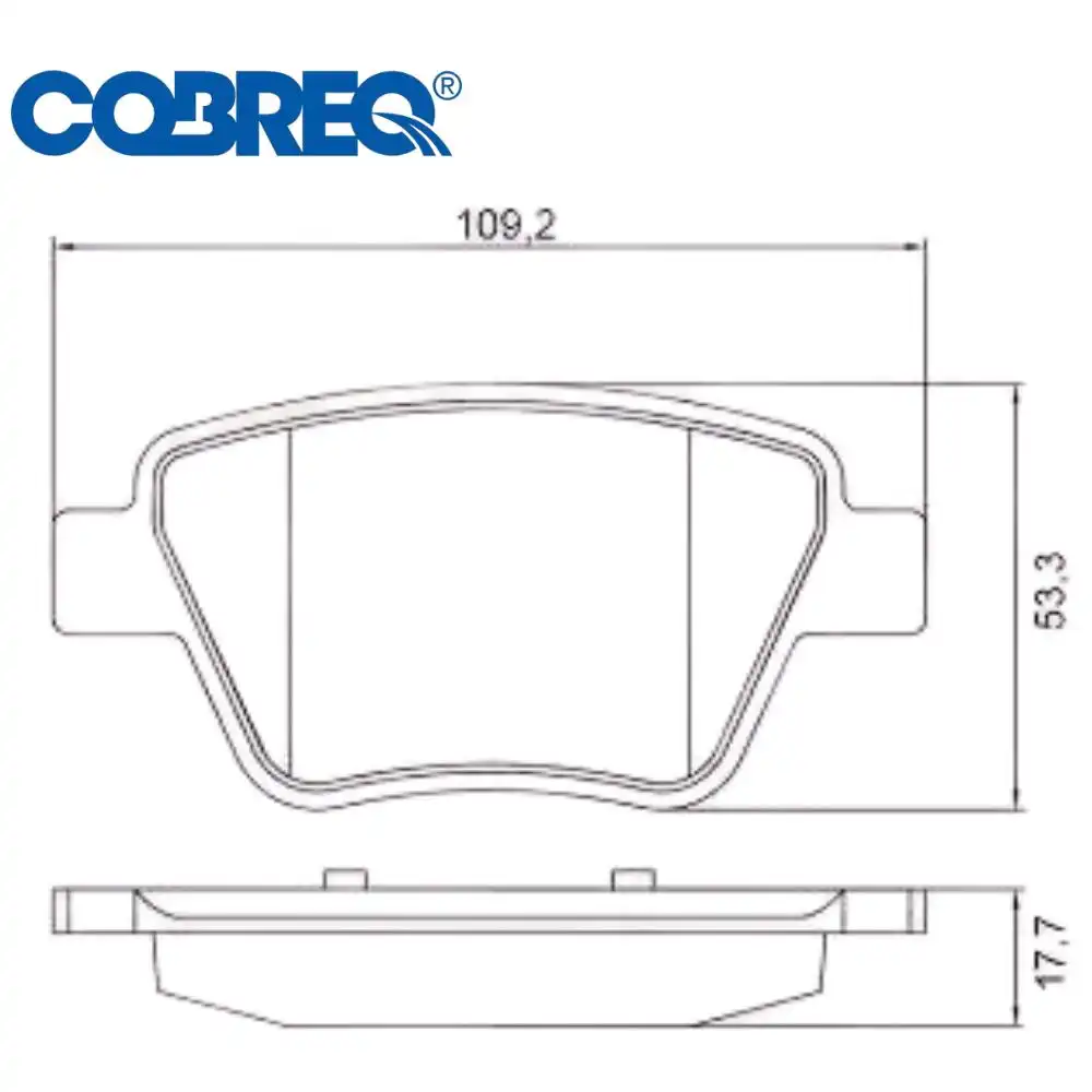 PASTILHA FREIO TRASEIRA AUDI A3 2009 A 2014 SIST BOSCH CERAM