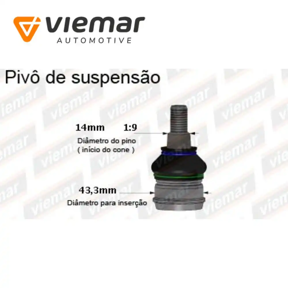 PIVO CHEVETTE 1973 A 1993 INFERIOR