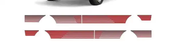 FAIXA LATERAL PAMPA 94 - VERMELHA