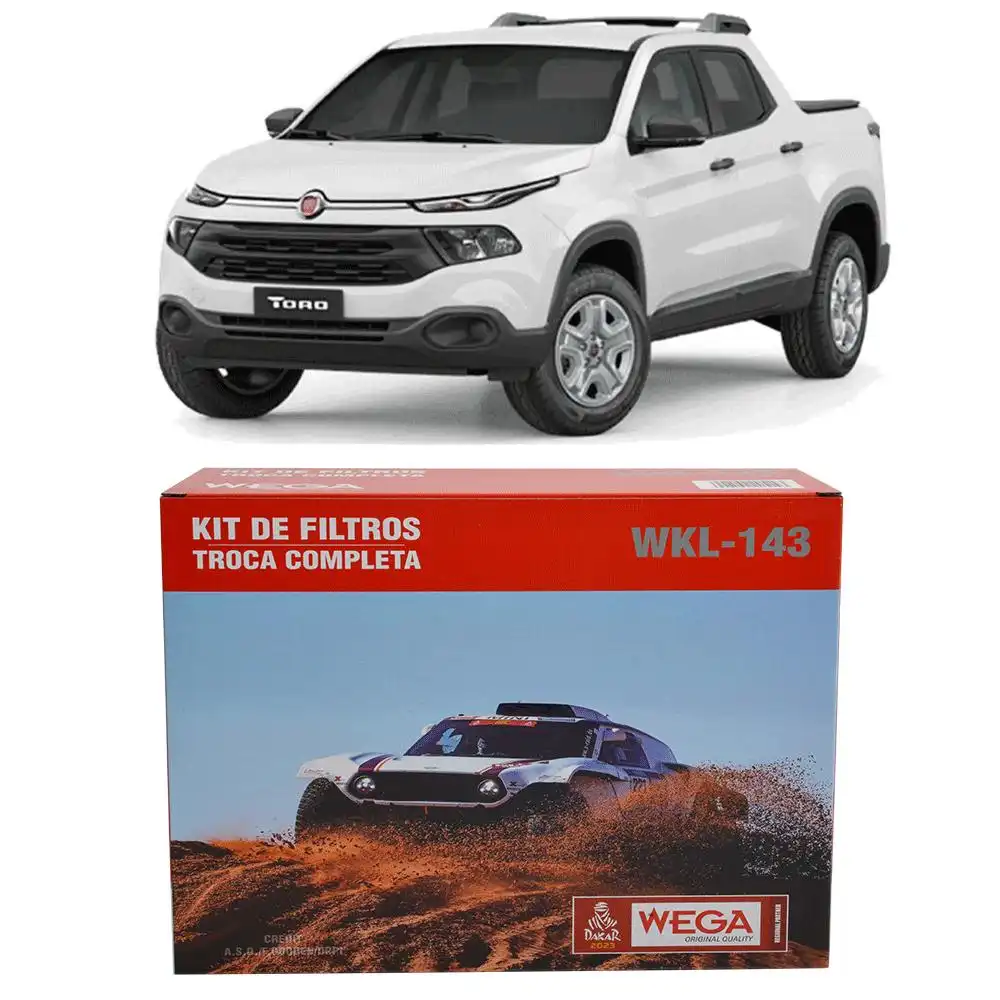 KIT FILTROS FIAT TORO 1.8 16V FLEX 2015 A 2022