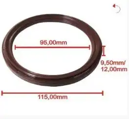 RETENTOR VOLANTE MOTOR HILUX 2.5 3.0 16V 05/15