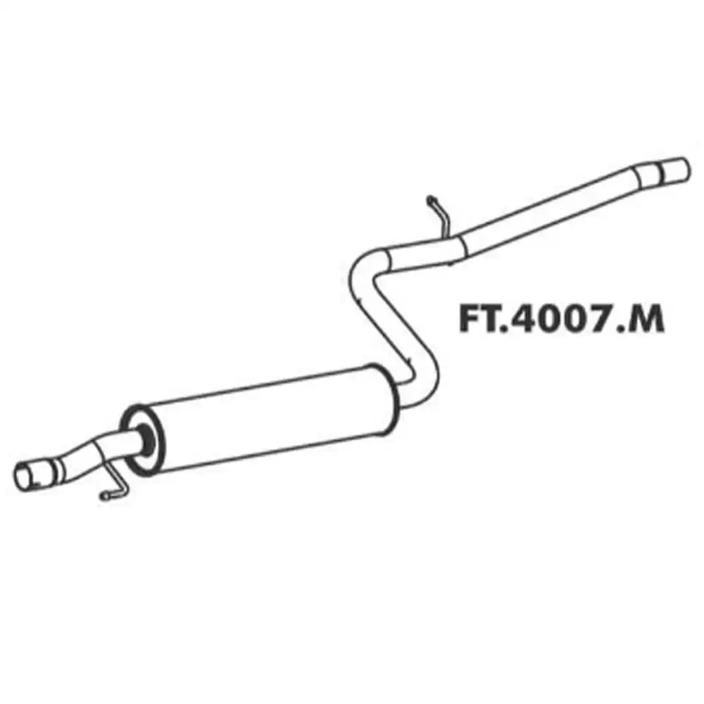 SILENC INTERM FT DOBLO CARGO 1.8 8V 04/05 FLEX 06/