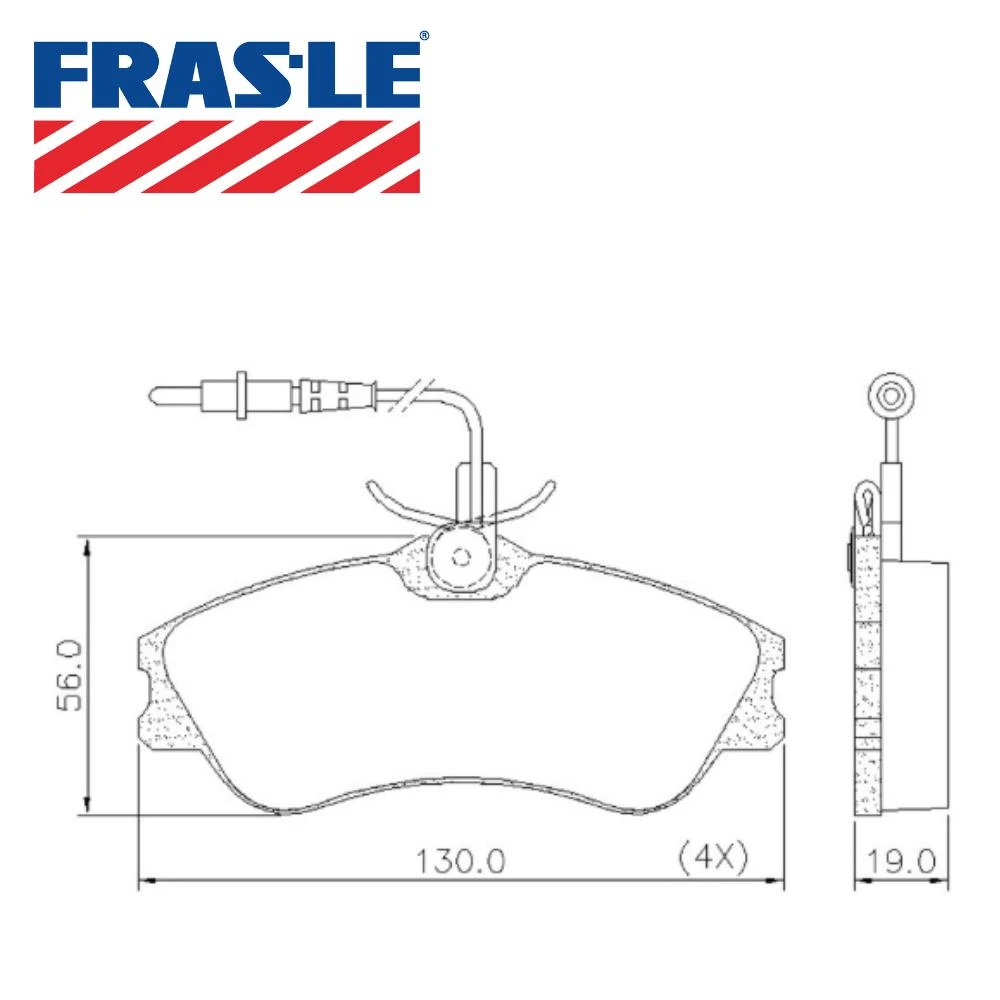 PASTILHA FREIO DIANTEIRA CITROEN XSARA PICASSO 1.6 16V 2000/
