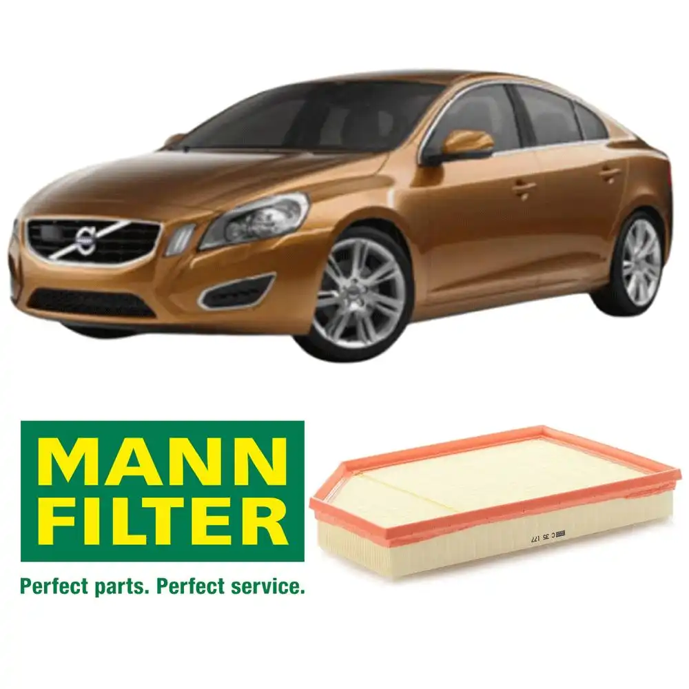 FILTRO AR MOTOR VOLVO S60 1.6 TURBO AUTOMATICO 2011/