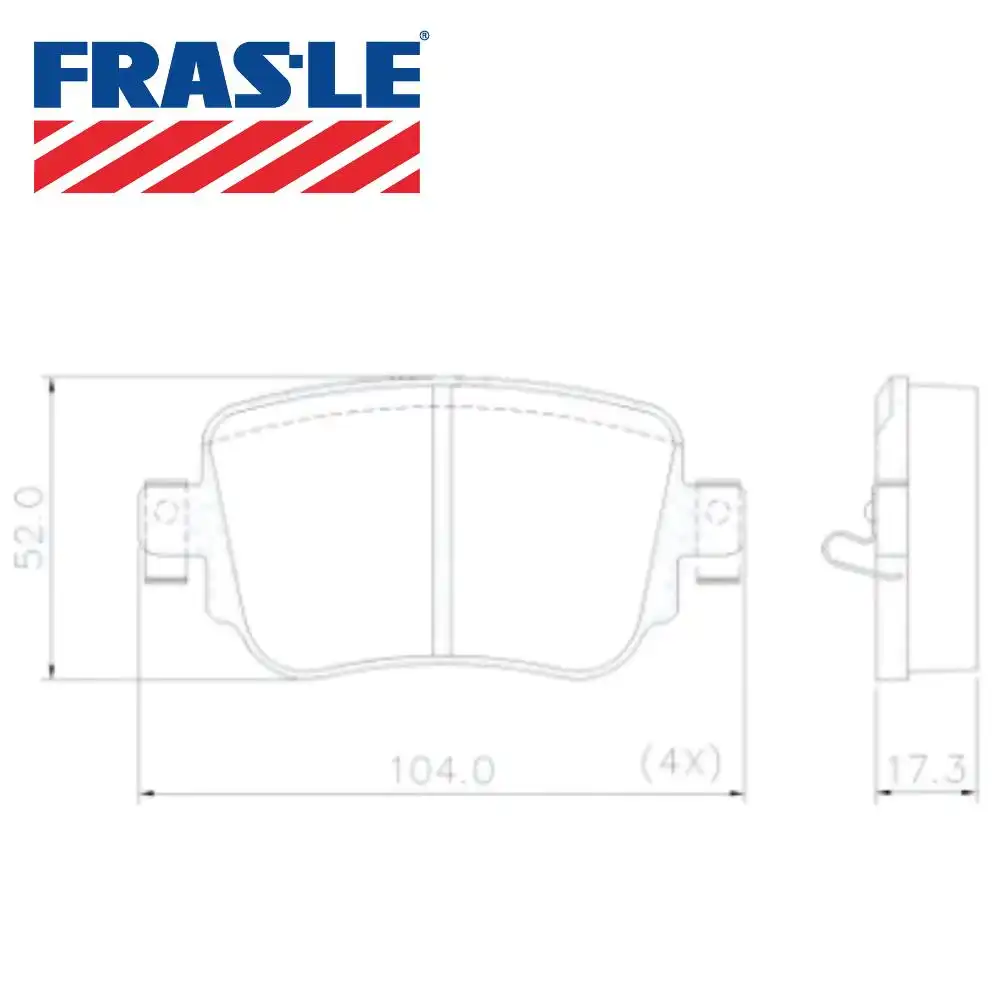 PASTILHA FREIO TRASEIRA GOLF GTI 2.0 2014 A 2018 CERAMICA