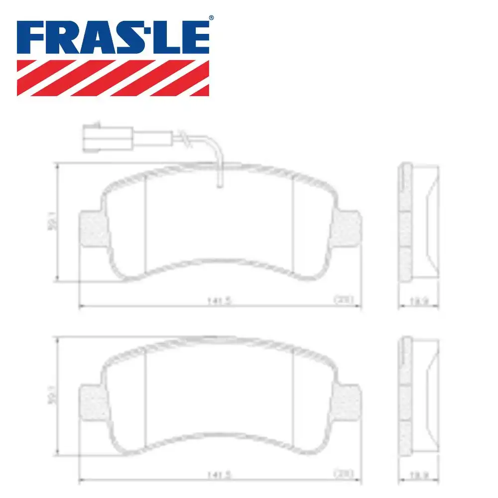 PASTILHA FREIO TRASEIRA FIAT DUCATO 2018/