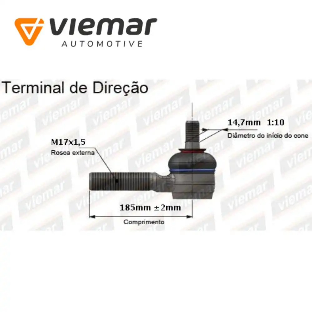 PONTEIRA DIRECAO TOYOTA HILUX PICK UP 91/00 01/ INT