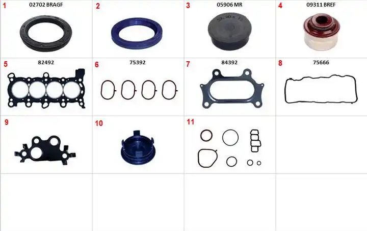 JUNTA MOTOR HONDA NEW CIVIC 1.8 2.0 16V 2006 A 2015 C/RETEN