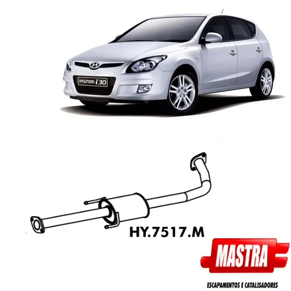 SILENCIOSO INTERMEDIARIO HYUNDAI I30 2.0 16V 2009 A 2012