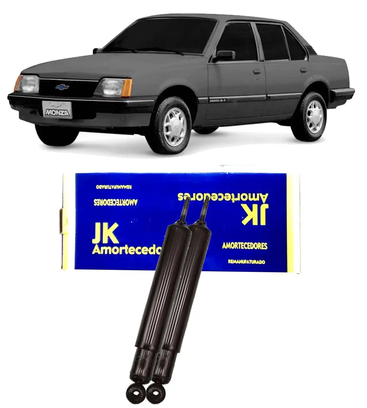 AMORTECEDOR TRASEIRO MONZA 1983 A 1990 REMANUFATURADO JG