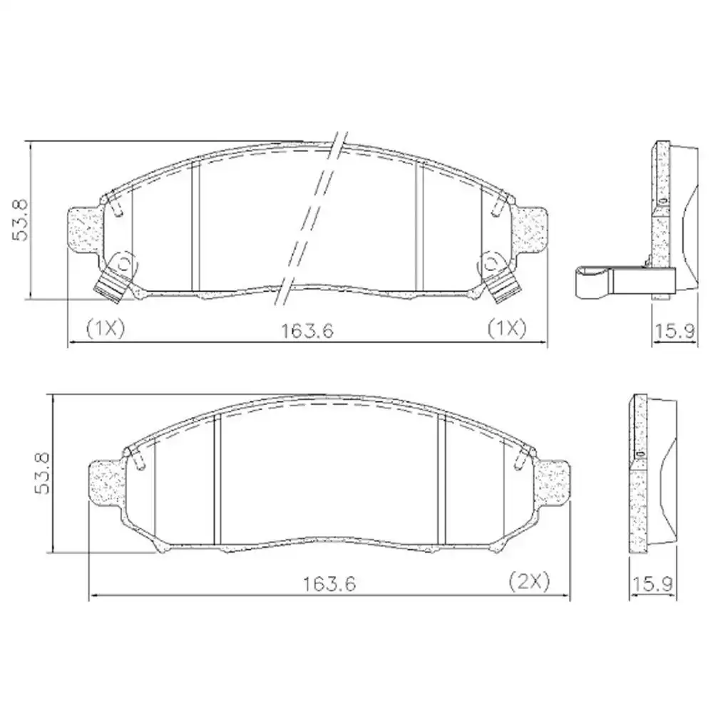 PASTILHA FREIO DIANTEIRA FRONTIER 2.5 16V 2008 A 2016 CERAMI