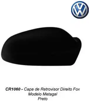 CAPA ESPELHO EXT FOX  DIR PRETO